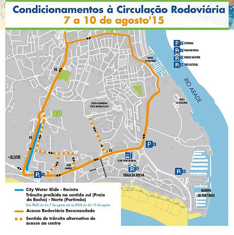 Condicionamentos de Trânsito Portimão