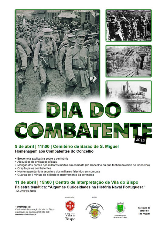 Cartaz Dia do Combatente - abril2015