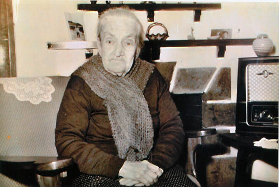 Petronila Calado on the eve of her 100th birthday