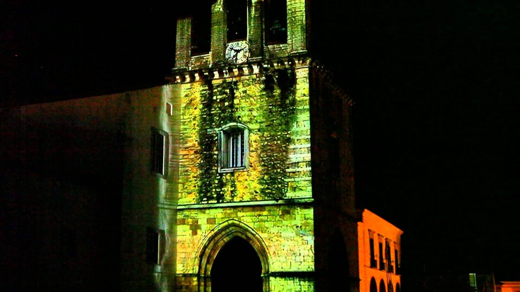 Videomapping at the Cathedral of Faro_4 Algarve Design Meeting