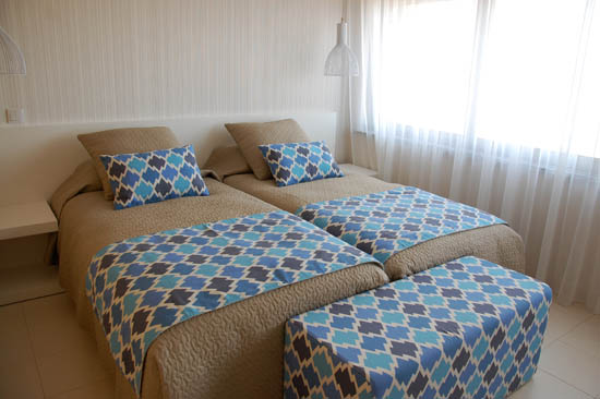 Rooms prepared for clients, in the new Sopromar building in the Lagos Nautical Center