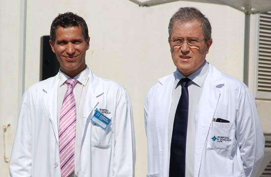 Os diretores clínicos Armin Moniri e José Coucello