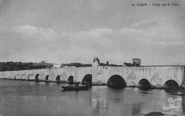 Ponte D. Maria, in Lagos, c.1913 | Photo by António Crisógono dos Santos | source Fototeca de Lagos |