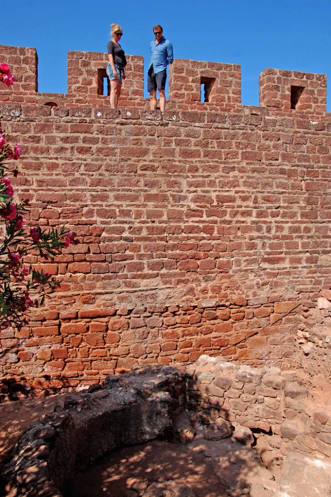 The circular structure of the sugar mill, which belonged to Infante D Henrique, in Silves castle