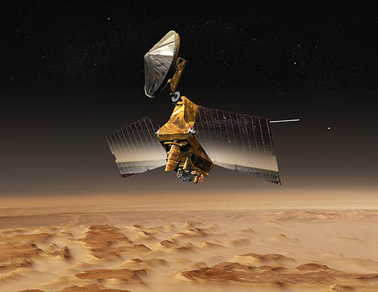 A sonda Mars Reconnaissance Orbiter, da NASA