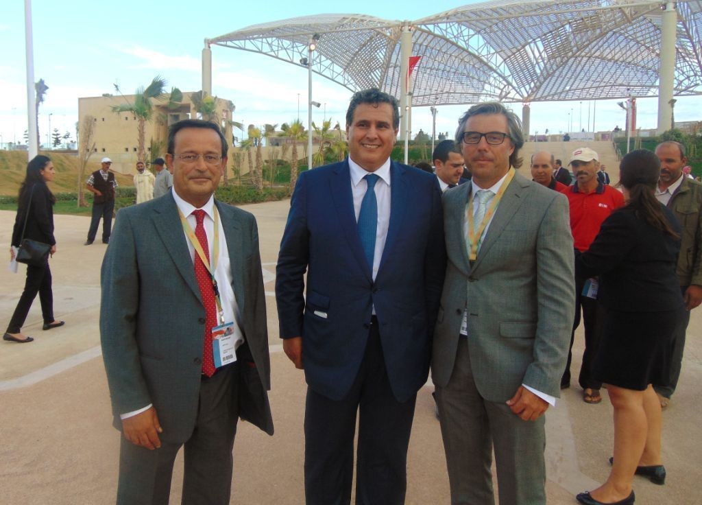 Carlos Silva e Sousa com Aziz Akhannouch, Ministro da Agricultura e Pesca Marítima do Reino de Marrocos