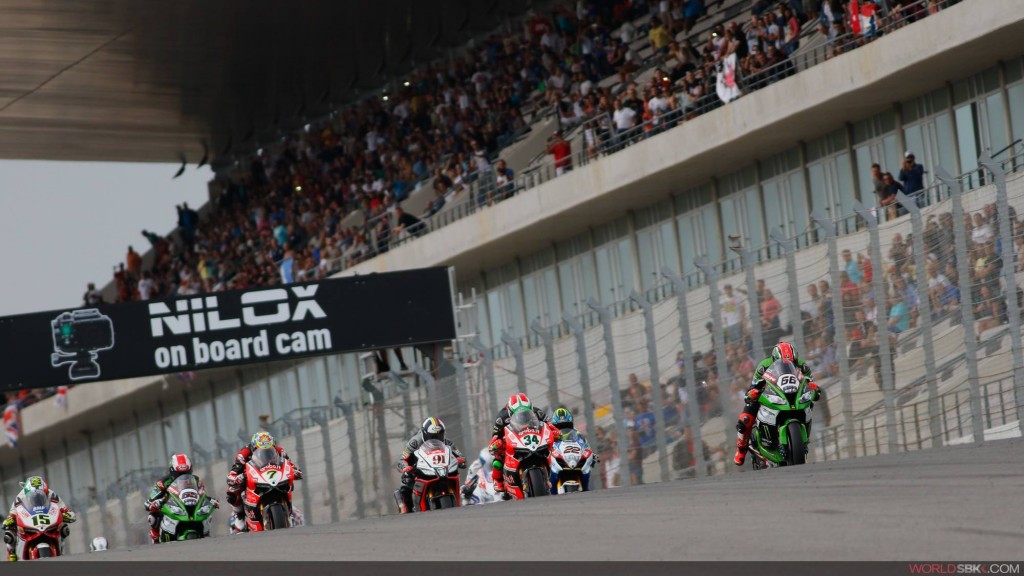 Race of the Superbike World Championship at the inauguration of the Autódromo Internacional do Algarve