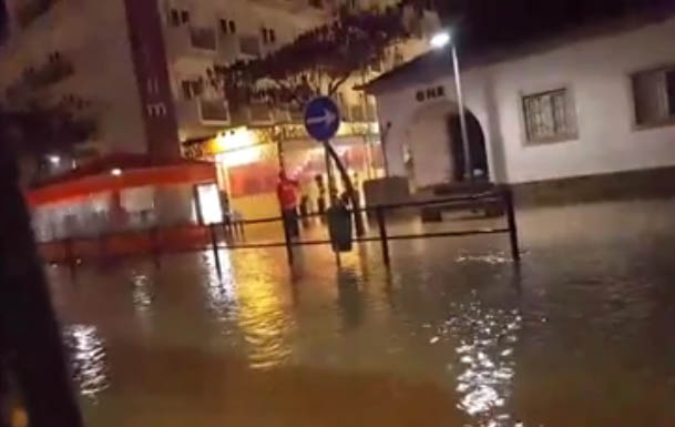 Inundações em Albufeira