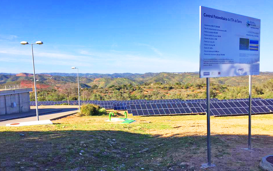 Central fotovoltaica na ETA de Tavira 1