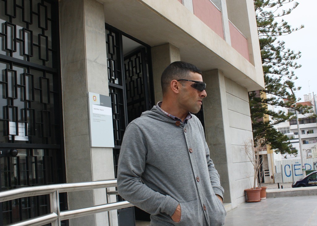 Vítima Marco Rodrigues à saída do Tribunal