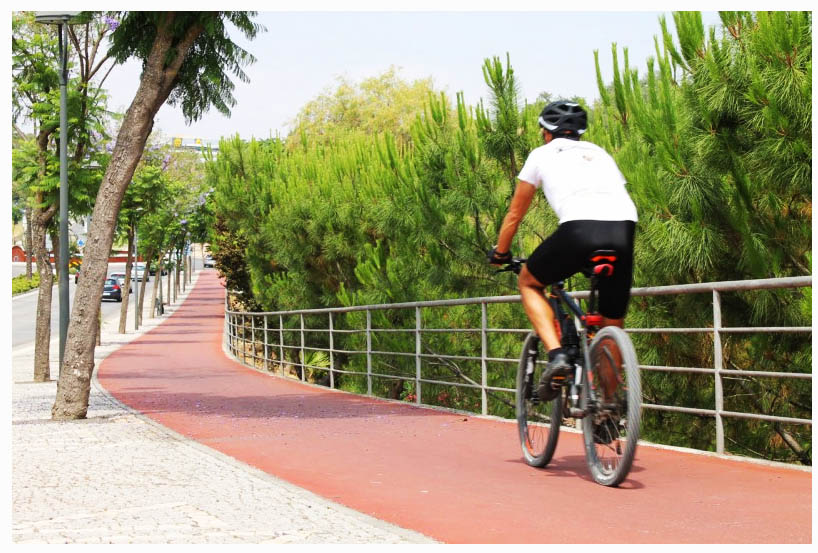 De bicicleta no Algarve