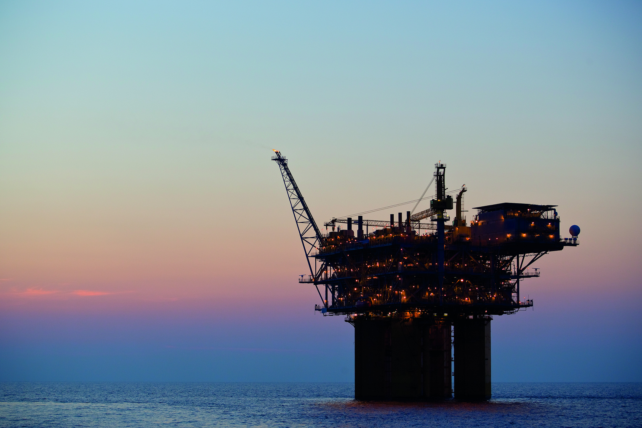 Repsol's oil and gas exploration platform