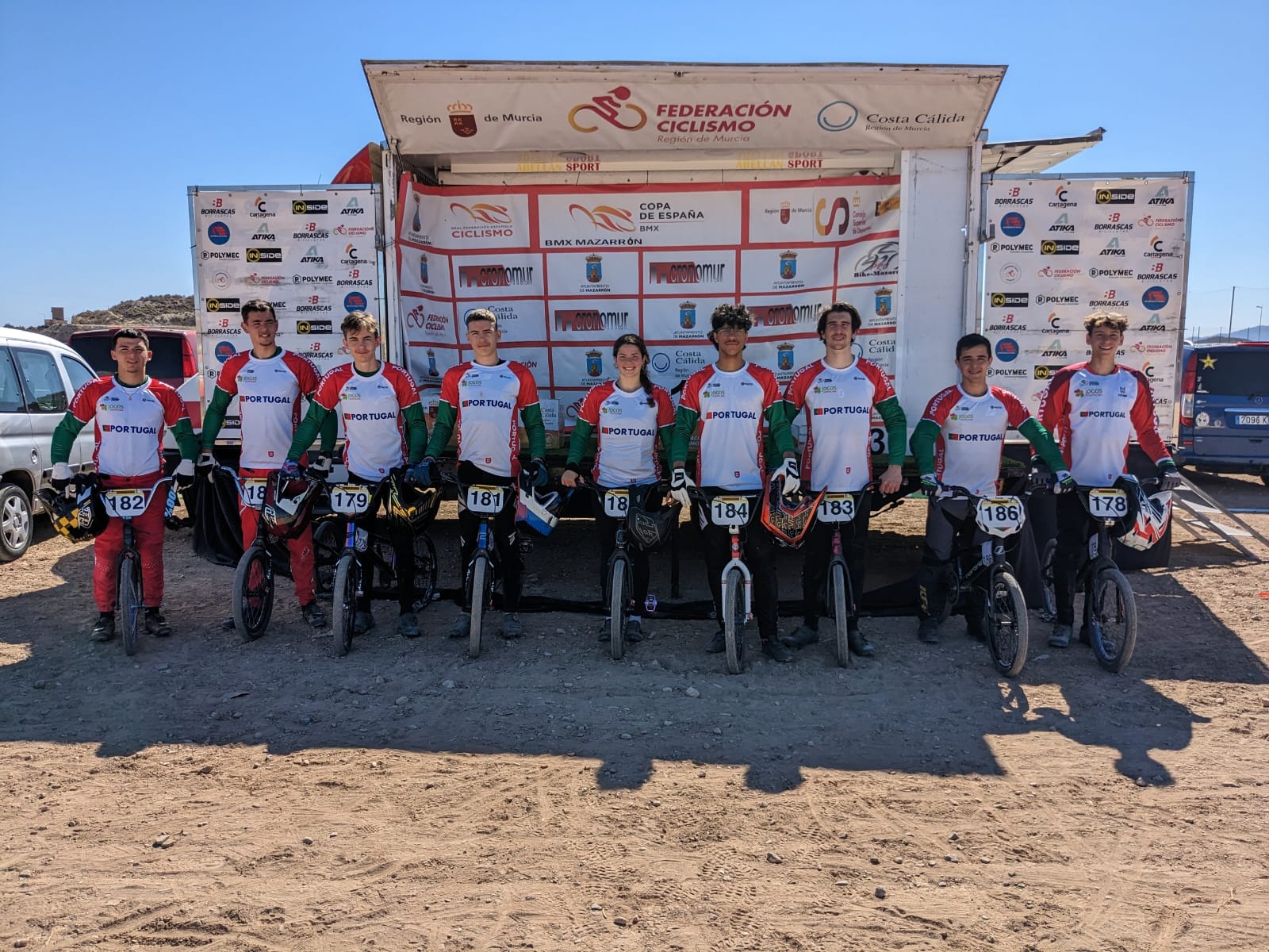 El equipo nacional de BMX «Dominado» por el Algarve tiene un desempeño «auspicioso» en España