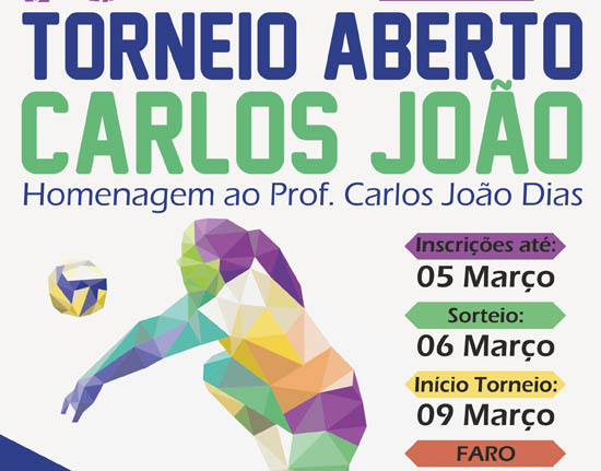Sul Informação - Torneio de Voleibol “Memorial Carlos João” começa a 9 de Março em Faro