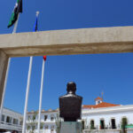 Sul Informação - Largo de S. Sebastião de São Brás de Alportel com menos carros e duas caras