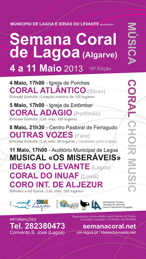 Sul Informação - Hoje há mais um concerto da Semana Coral de Lagoa