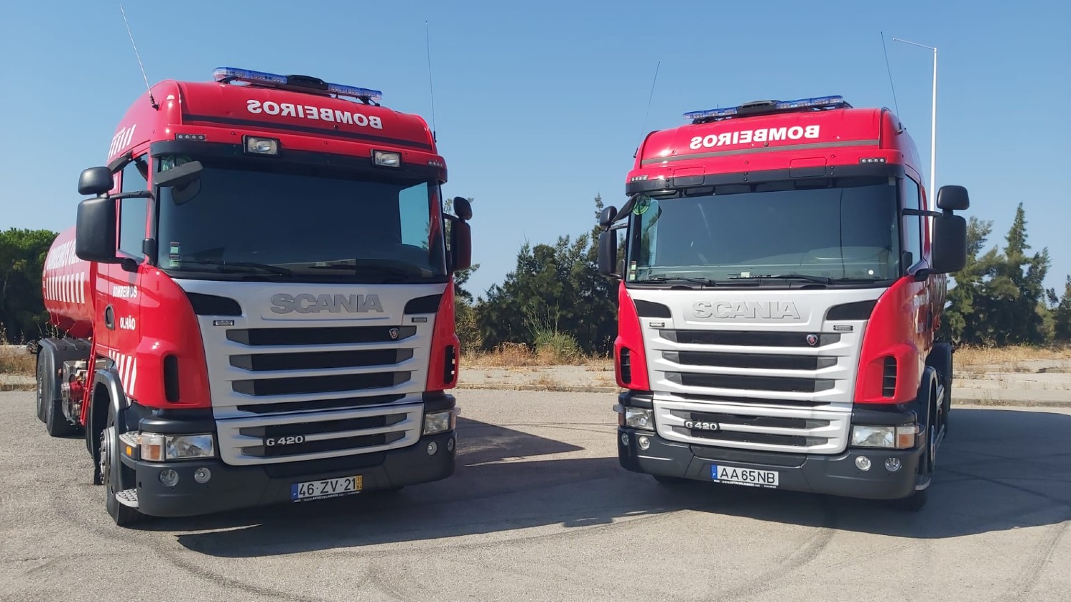 Sul Informação - Bombeiros de Olhão têm dois novos autotanques