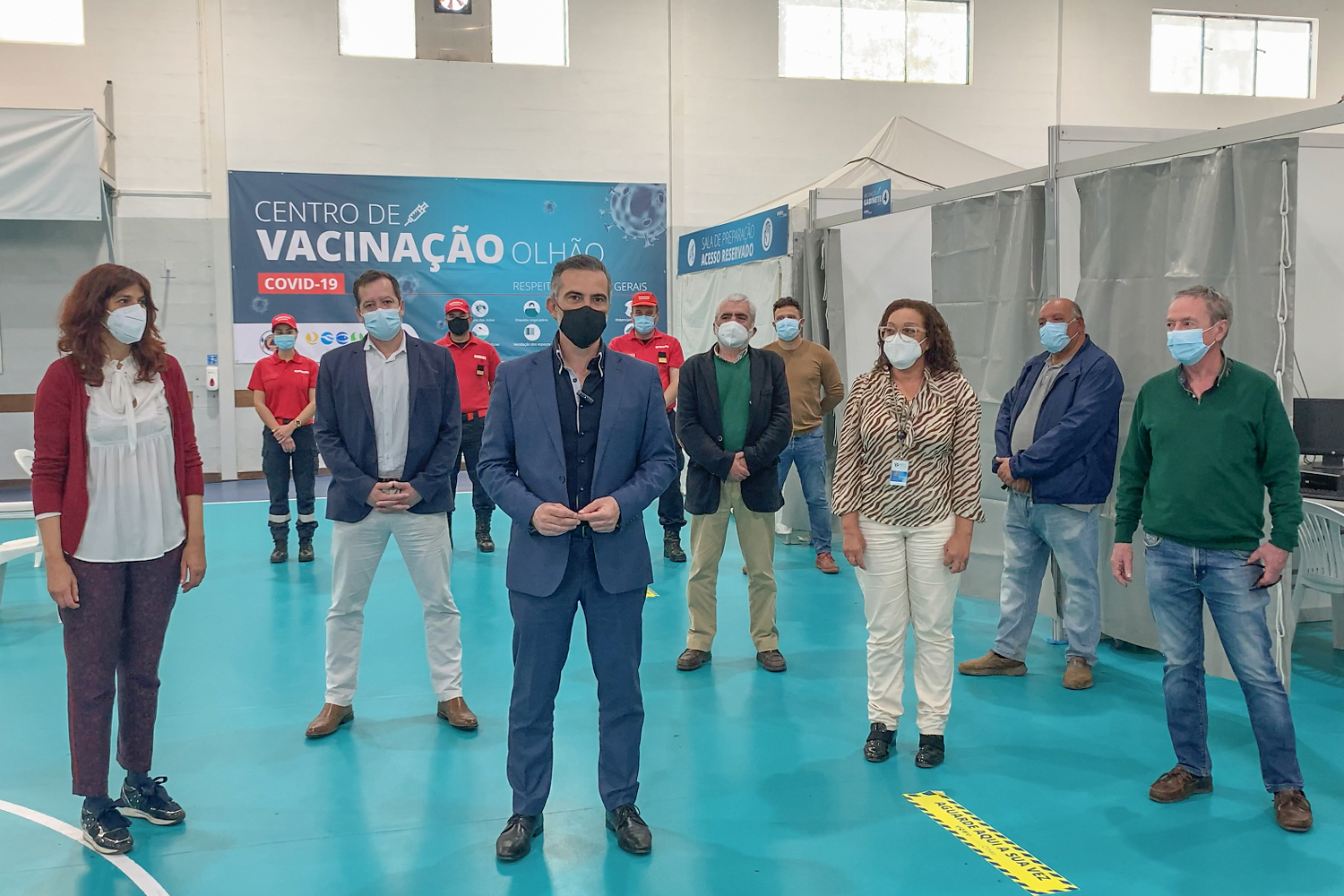 Sul Informação - Centro de Vacinação de Olhão está pronto a funcionar