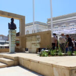 Sul Informação - Largo de S. Sebastião de São Brás de Alportel com menos carros e duas caras