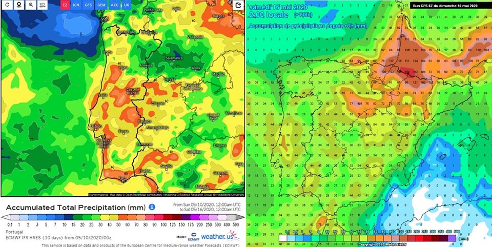 Sul Informação - Aguaceiros, trovoada e temporal na costa oeste na previsão da meteorologia