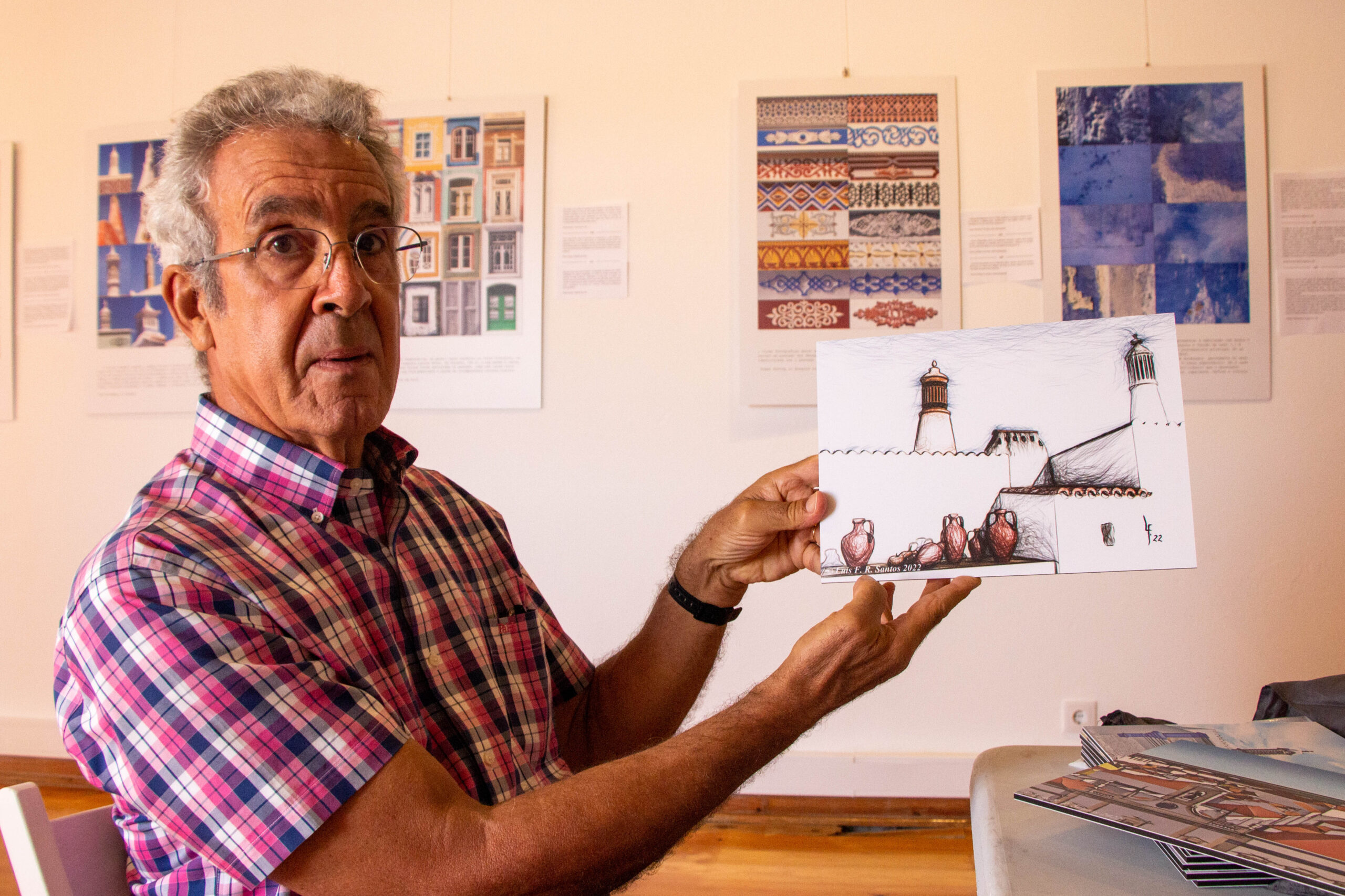 Sul Informação - Luís Santos apresenta Algarve com Traços e Formas na Galeria ARCO