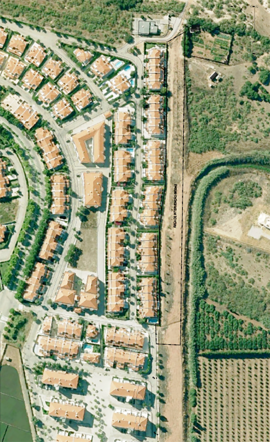 Área de Serviço de Autocaravanismo - Altura - Localização2