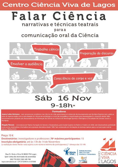 Sul Informação - CCV de Lagos ensina a professores e cientistas a «Falar Ciência»