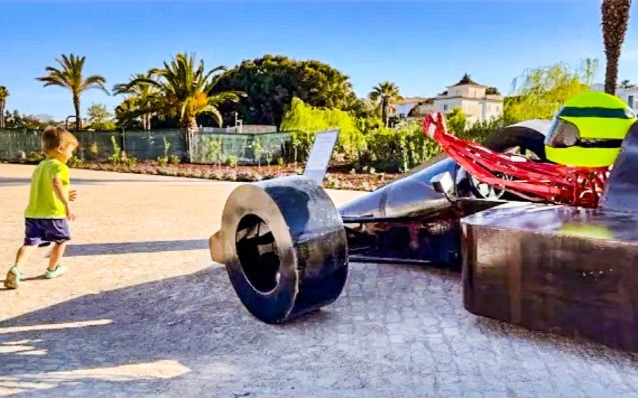 Sul Informação - Paixão entre Ayrton Senna e a Quinta do Lago celebrada com estátua e homenagem
