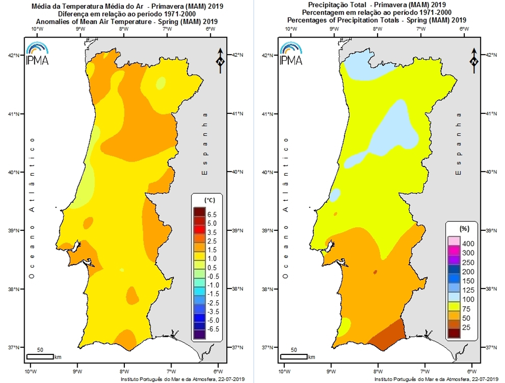 Sul Informação - Temperatura acima do normal, chuva abaixo tornaram Primavera «quente e seca»