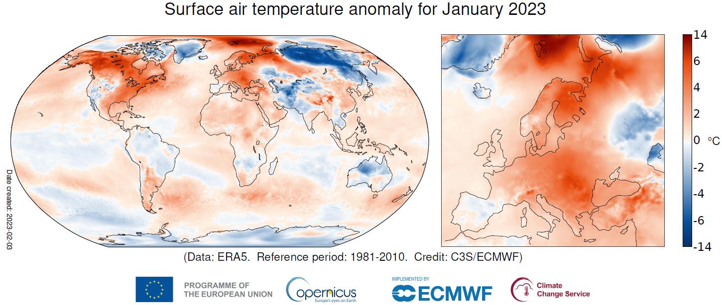 Sul Informação - Janeiro foi um mês quente apesar da onda de frio nos últimos dias