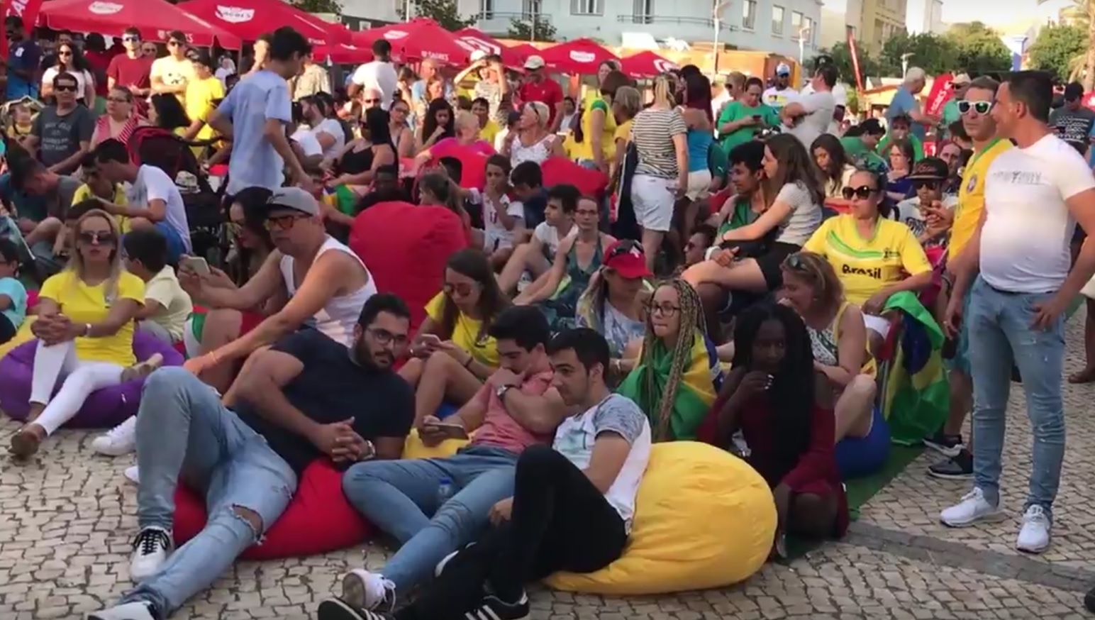 Sul Informação - Avaria em Portimão desilude mais adeptos brasileiros do que empate com Suíça [reportagem vídeo]