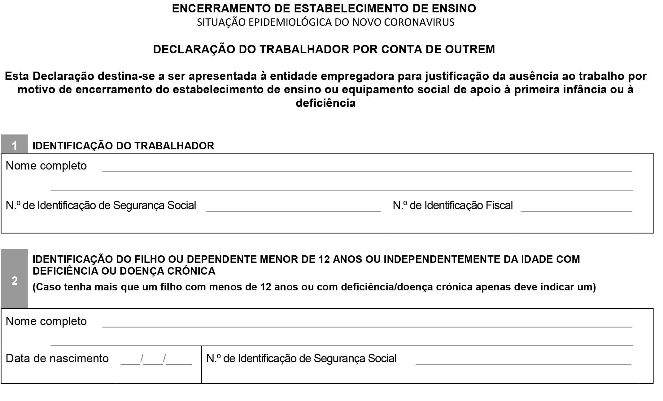 Sul Informação - Descarregue aqui o formulário que precisa se vai ficar em casa com os filhos