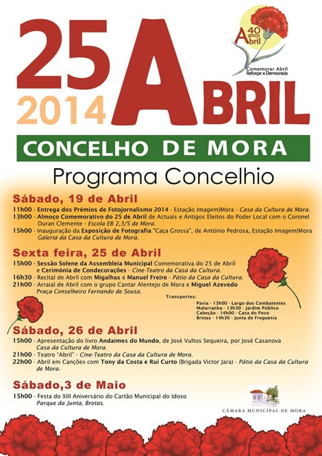 Sul Informação - Manuel Freire, Brigada Victor Jara e fotojornalismo marcam 25 de Abril em Mora