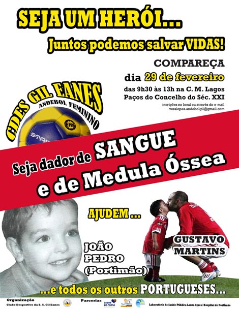 Sul Informação - Clube Gil Eanes de Lagos promove colheita de sangue e medula óssea