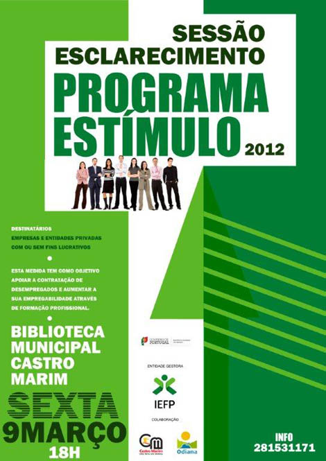 Sul Informação - Castro Marim e Tavira recebem sessões de esclarecimento sobre programa «Estímulo 2012»