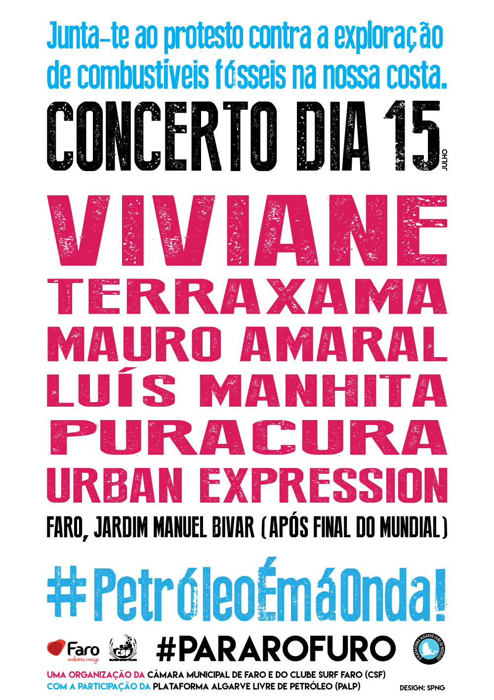 Sul Informação - Concerto em Faro após final do Mundial protesta contra furo de petróleo no mar de Aljezur