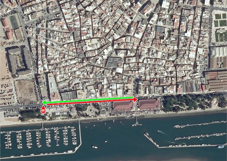 Sul Informação - Avenida 5 de outubro de Olhão com trânsito e estacionamento condicionados a partir de segunda-feira