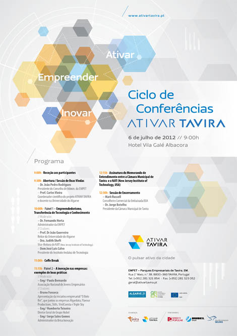 Sul Informação - Tavira assina protocolo com o New Jersey Institute of Technology para criar incubadora de empresas