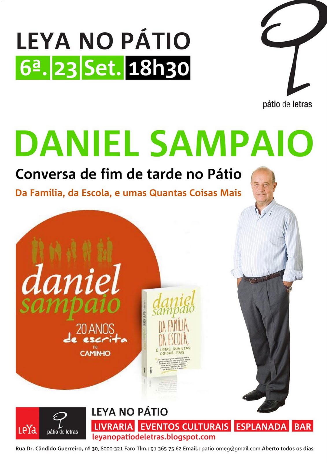 Sul Informação - Psiquiatra e terapeuta familiar Daniel Sampaio nas “Conversas de Fim de Tarde” em Faro