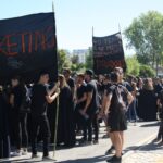 Sul Informação - Desfile do Caloiro com ambiente de enterro em protesto contra limitações à praxe (com fotos)