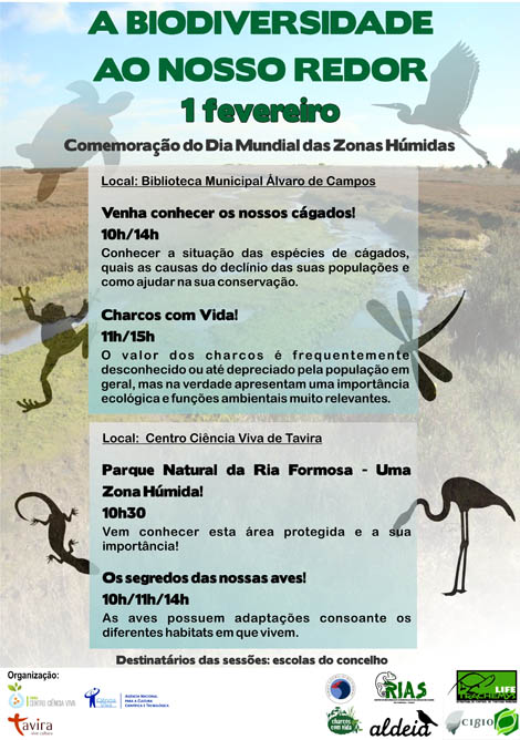 Sul Informação - Tavira assinala Dia Mundial das Zonas Húmidas