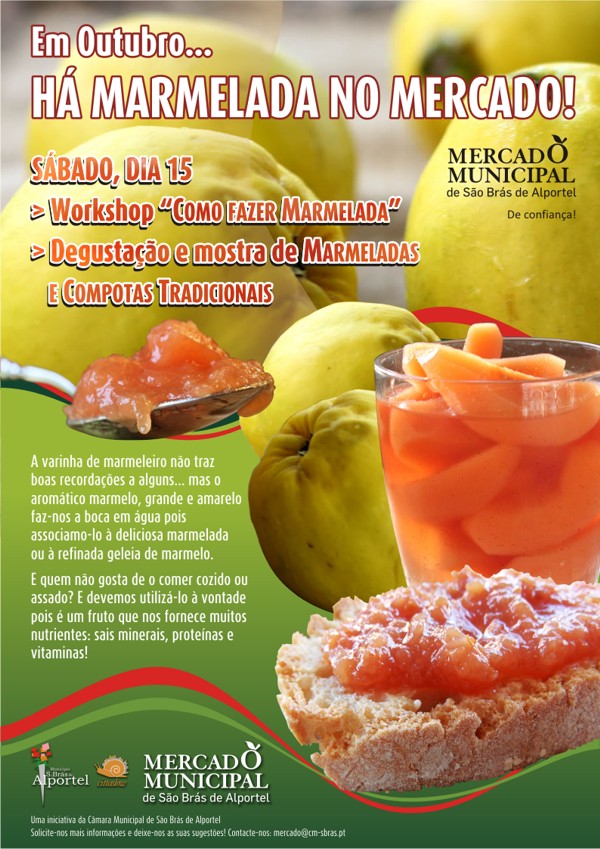 Sul Informação - Em Outubro… há Marmelada no Mercado Municipal de São Brás de Alportel