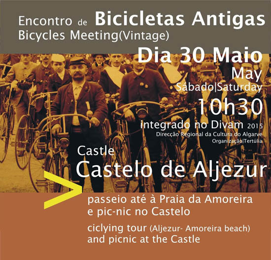 Sul Informação - Subir de “pasteleira” até ao Castelo de Aljezur é desafio do Encontro de Bicicletas Antigas