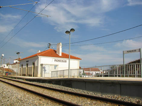 Estação de Pereiras na atualidade Sul Informação