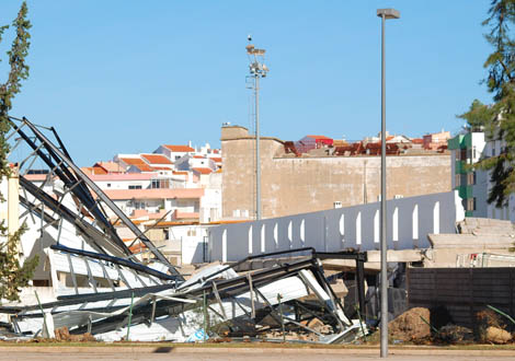 Sul Informação - Silves e Lagoa têm isenção de visto do Tribunal de Contas para reparar estragos do tornado