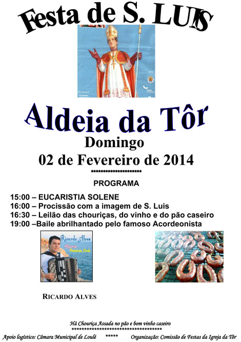 Sul Informação - Aldeia da Tôr festeja S. Luís e leiloa chouriças