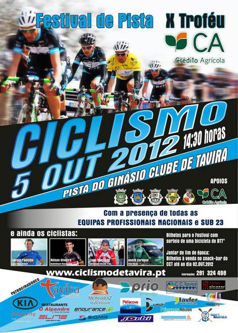 Sul Informação - Sérgio Paulinho, Tiago Machado, Nelson Oliveira e André Cardoso correm no Festival de Pista em Tavira