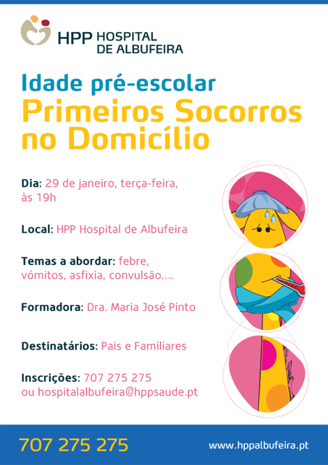 Sul Informação - HPP Hospital de Albufeira forma pais sobre Primeiros Socorros em idade pré-escolar