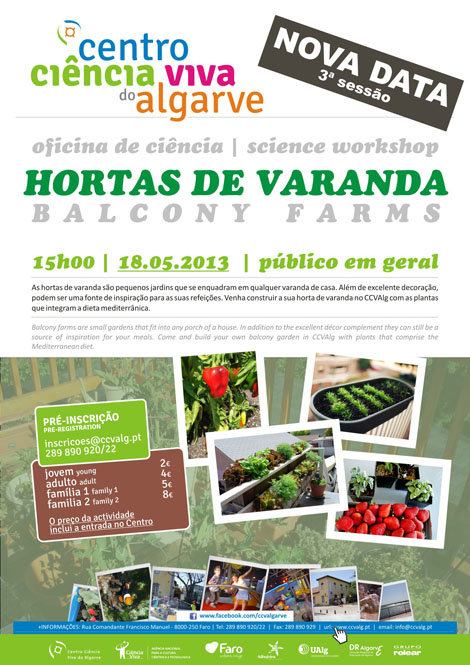 Sul Informação - Centro de Ciência Viva do Algarve volta a ensinar a criar «Hortas de Varanda»
