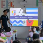 Sul Informação - “A Bola Vai à Escola” em Olhão com os técnicos da Associação de Futebol do Algarve
